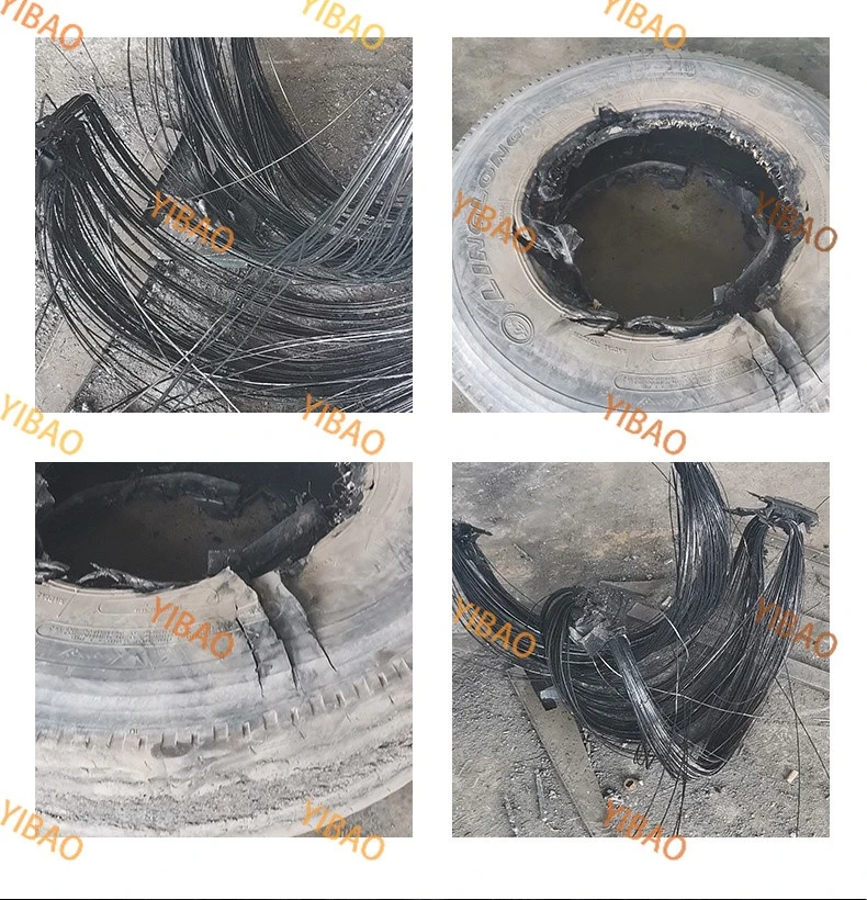Scrap Tire Debeader Machine application Scrap Tire Debeader Machine application